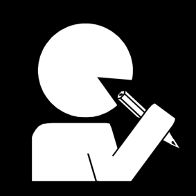 put something into your mouth / pencil: put into your mouth